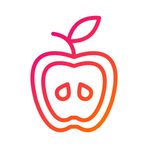 Apple,food,diet,fruit,vegetarian icon