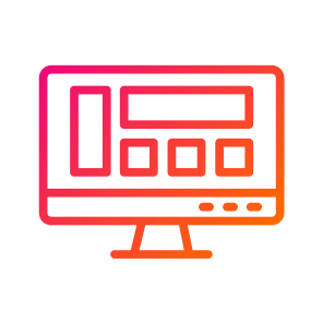 Layout,dashboard,graphic Design,led,monitor icon