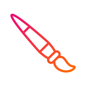 Paint Brush,art,painting,art And Design,brushes icon