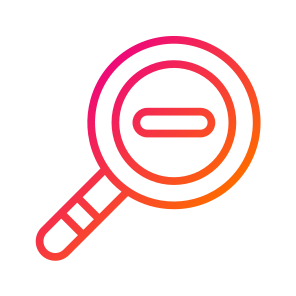 Zoom Out,magnifying Glass,out,magnifier,minus Sign icon