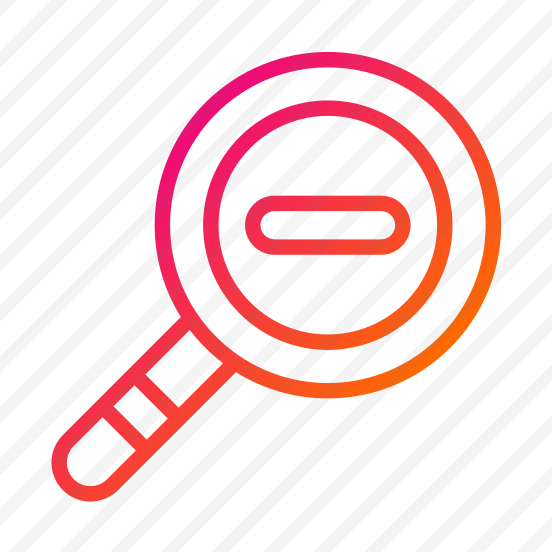 Zoom Out,magnifying Glass,out,magnifier,minus Sign preview