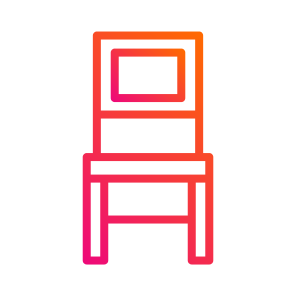 Chair,seat,restaurant,school Chair,office Chair icon