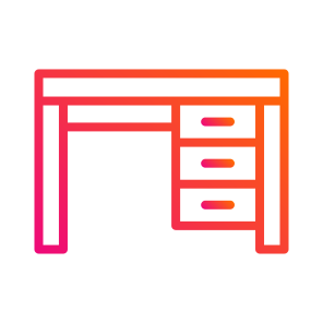 Desk,office,furniture,table,office Table icon