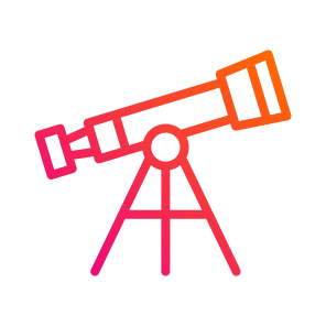 Telescope,optical,tripod,astronomy,observation icon