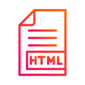 Html,html File,html File Format,html Extension,format icon