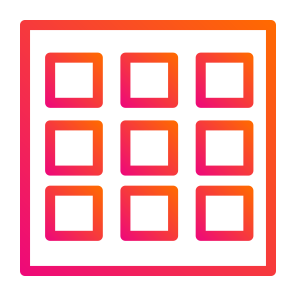 Blocks,grid,list,menu icon