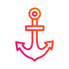 Anchor,navigation,symbol,shape,tools And Utensils icon