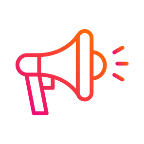 Megaphone,marketing,speaker,loud,advertising icon
