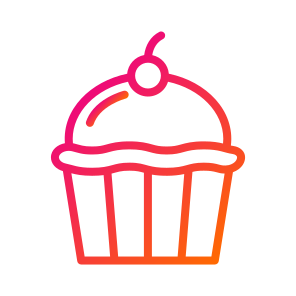 Cupcake,birthday Cupcake,sweet,dessert,baked icon