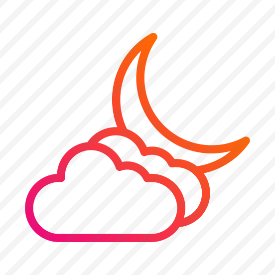 Cloudy Night,cloud,cloudy,forecast,moon preview