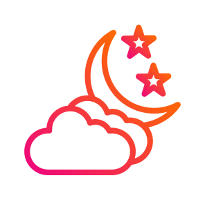 Night,moon,night,stars,weather icon