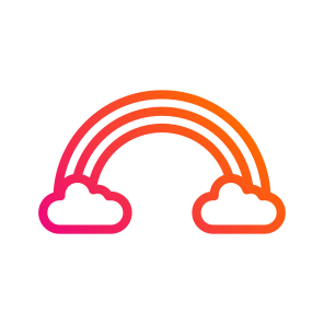 Rainbow,color,forecast,gay,weather icon