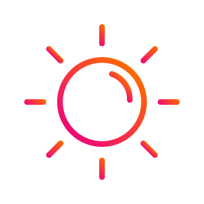 Sun,warm,weather,solar,energy icon