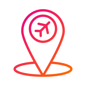 Airport Location,maps And Location,transportation,flight,travel icon