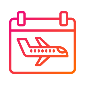 Flight Calendar,flight,plane,calendar,flight Time icon
