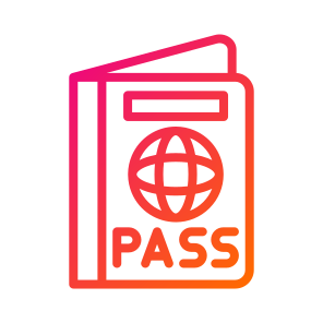 Passport,travel,document,identity,identification icon