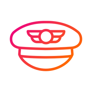 Pilot Hat,pilot,airplane,professions And Jobs,hat icon
