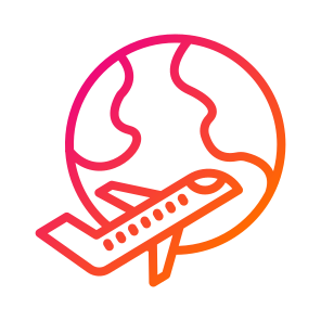 Travel,international,travelling,transport,earth icon
