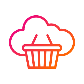 Basket,shopping Basket,commerce And Shopping,cloud Computing,cloud icon