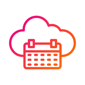 Calendar,cloud Computing,time And Date,cloud,storage icon