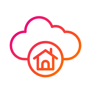 Smart House,cloud,smart Home,cloud Computing,computing icon