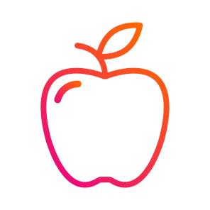 Apple,fruit,organic,vegan,diet icon