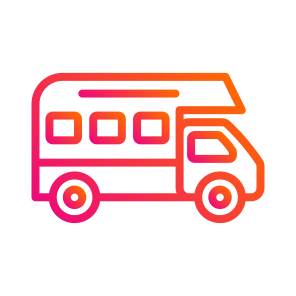 Camper Van,travel,transport,summer,camping icon