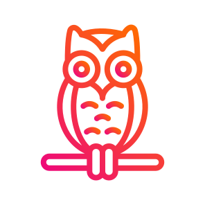 Owl,hunter,bird,animals,halloween icon