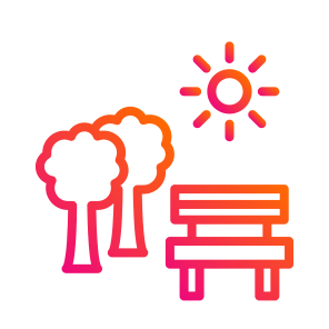 Park,nature,trees,bench,tree icon