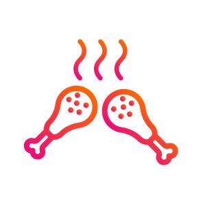 Roast,chicken,roast Chicken,food And Restaurant,chicken Leg icon