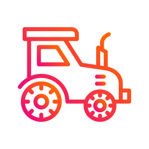 Tractor,farming,vehicle,transport,transportation icon