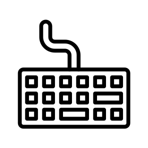 Keyboard,hardware,computer,electronic,technology icon