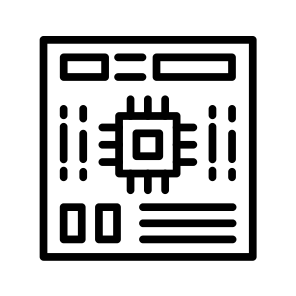 Motherboard,cpu,chip,processor,technology icon