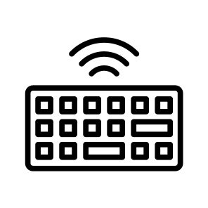Wireless Keyboard,wireless Connectivity,hardware,electronics,computer icon