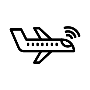 Airplane,flight,aeroplane,internet Of Things,transportation icon