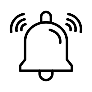 Bell,ring,alarm,alert,notification icon