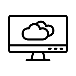 Forecast,weather Forecast,cloud,monitor,technology icon