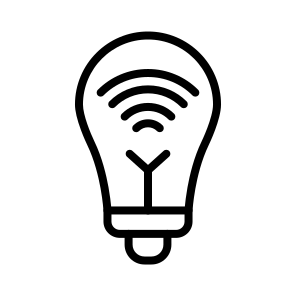 Smart Bulb,lightbulb,electricity,technology,marketing icon