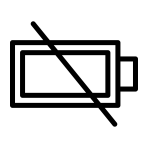 Battery,empty,energy,level icon
