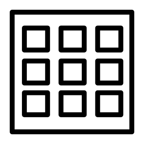 Blocks,grid,list,menu icon