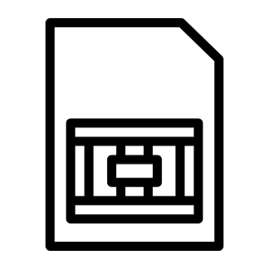Card,chip,sim,phone icon