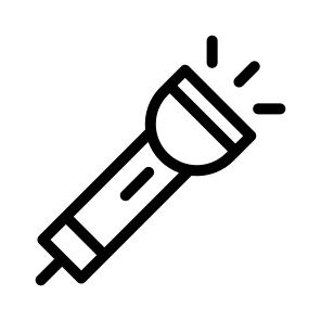 Flashlight,lamp,torch,light icon