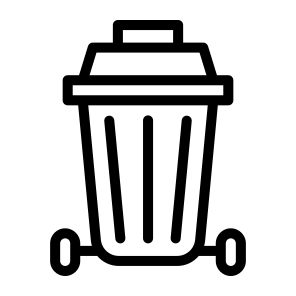 Garbage,basket,trash,bin icon