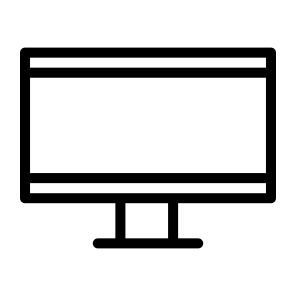 Monitor,television Set,tv,lcd icon