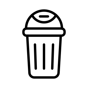 Bin,trash,waste,garbage,ecology And Environment icon