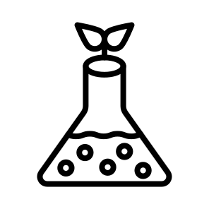 Flask,chemical,flask,ecology,leaf icon