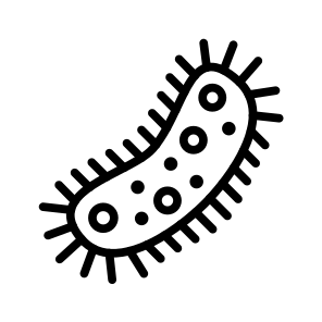 Bacteria,virus,science,bacterium,scientis icon