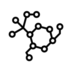 Molecule,bond,chemistry,structure,atoms icon