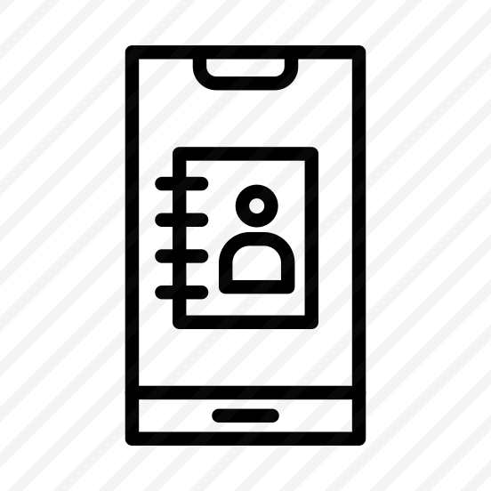 Contacts App,app,mobile App,application,mobile preview