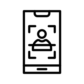Face Scan App,app,mobile App,application,mobile icon